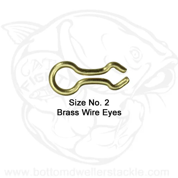 Do-It Brass Wire Eyes Size 2