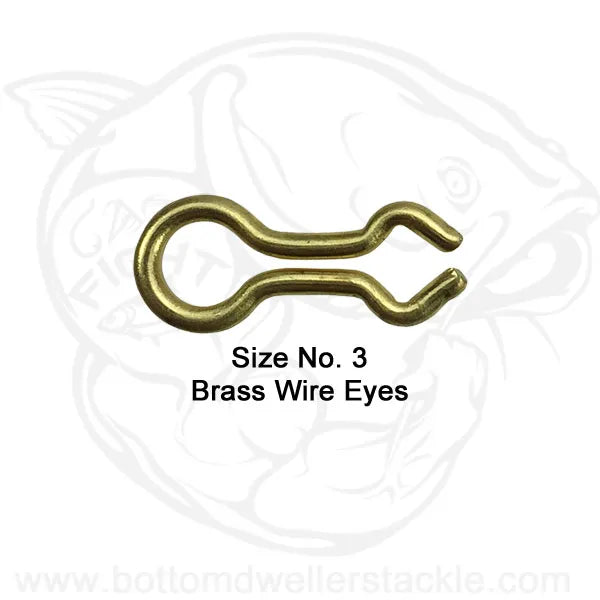 Do-It Brass Wire Eyes Size 3